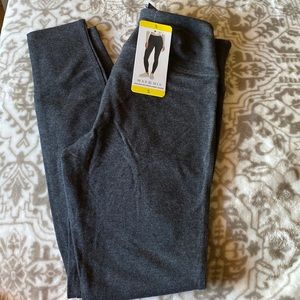 Max & Mia High Waisted French Terry Legging Size S  Color/ Charcoal